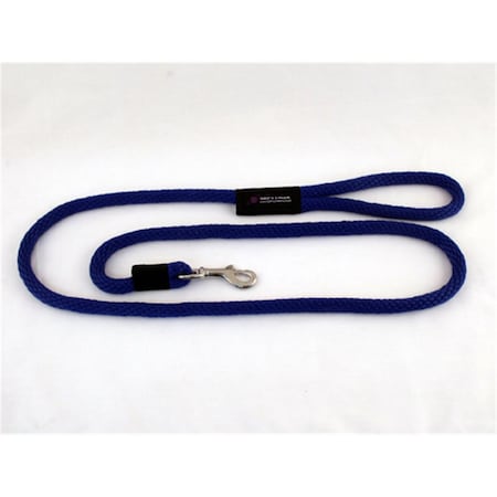 Soft Lines Dog Snap Leash 0.62 In. Diameter By 8 Ft. - Royal Blue P11008ROYALBLUE